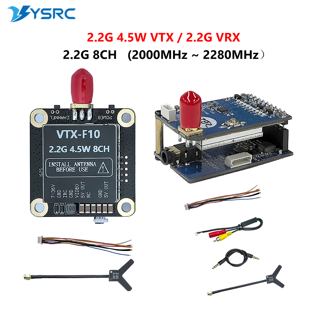Fpv Drone Transmitter - 2.0-2.2G 4.5W VTX 8CH FPV เครื่องส่งสัญญาณวิดีโอ