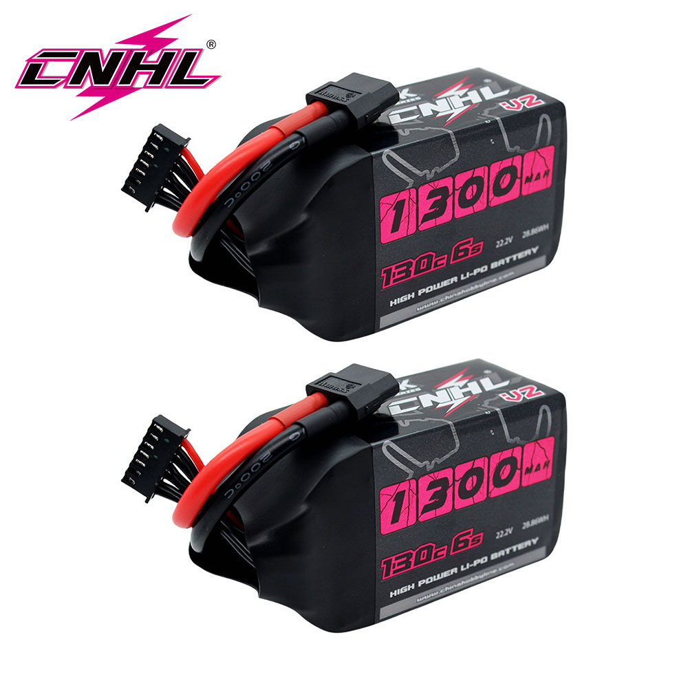 Fpv Drone Bag - 2PCS CNHL 6S 22.2V แบตเตอรี่ลิโพ 1300