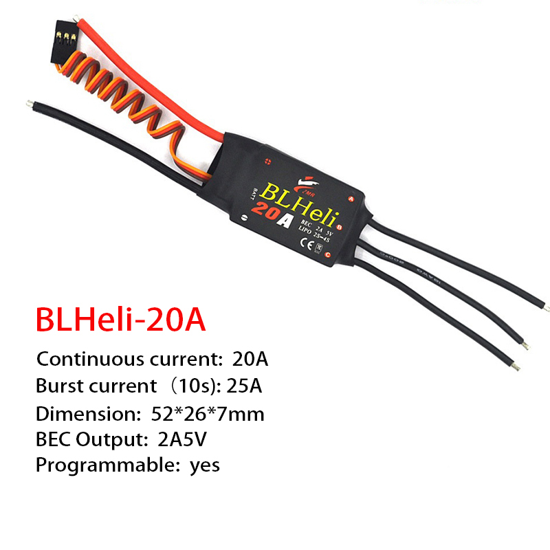 1-3 ชิ้น Brushless ESC BLHeli  - Fpv Drone Esc บทวิจารณ์และราคา