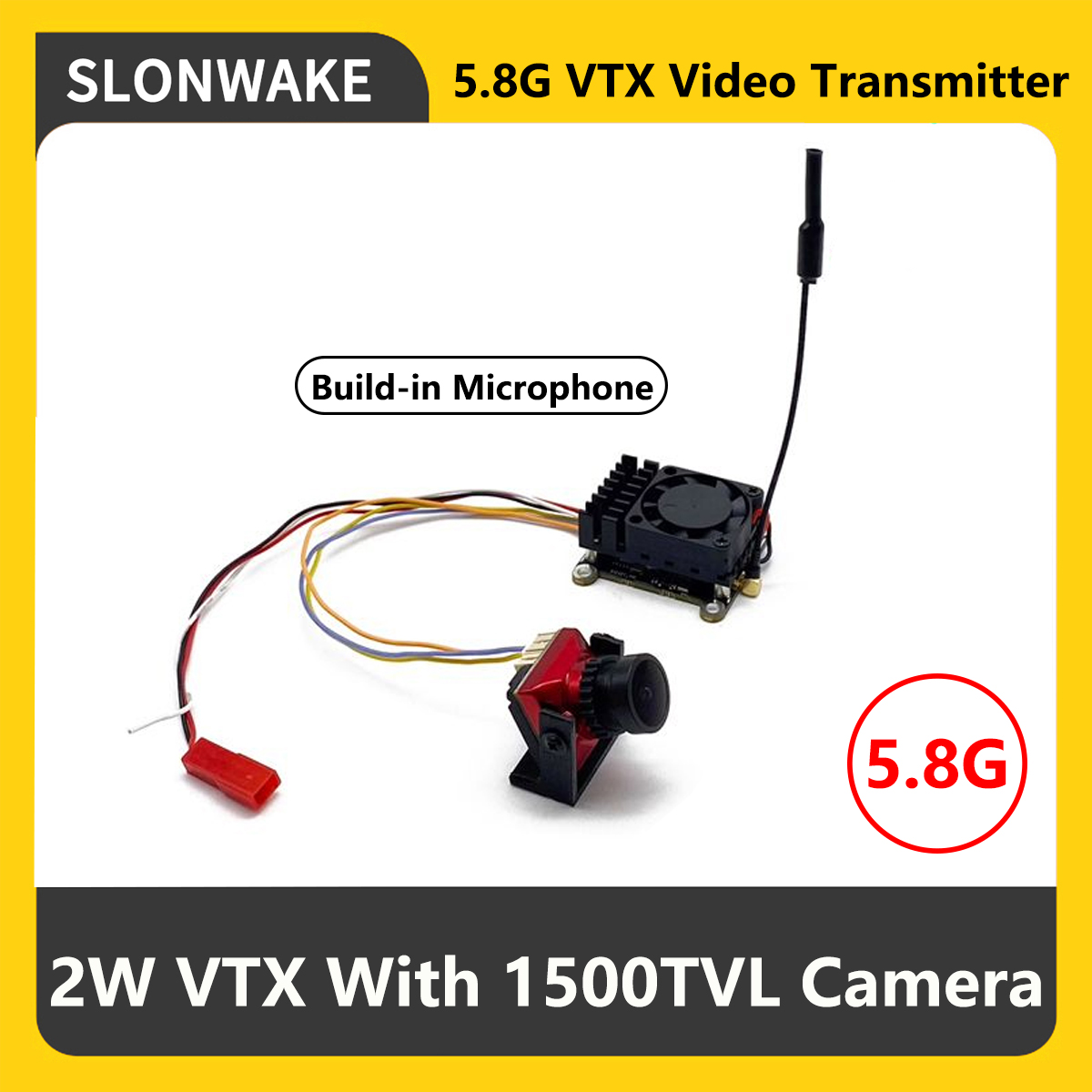 SLONWAKE 5.8G 2000mW FPV VTX ต - Fpv Drone Frame บทวิจารณ์และราคา